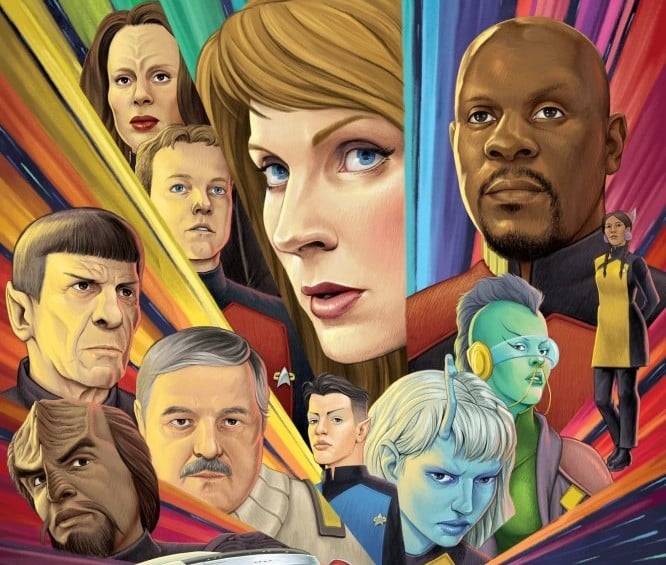 cómics de Star Trek, Lore Star Trek, Star Trek Defiant, Star Trek Omega